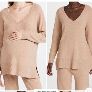 HATCH The Riley Sweater in Camel